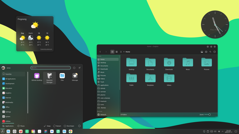Jasper Plasma Dark Theme