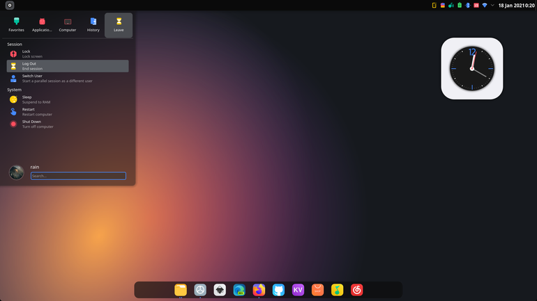 Reversal-dark Plasma Theme