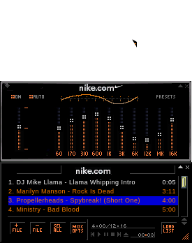 NIKEAMP v10 Skin for Winamp