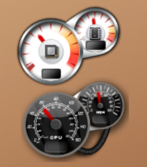 CPU Meter Screenlet vista'ish look