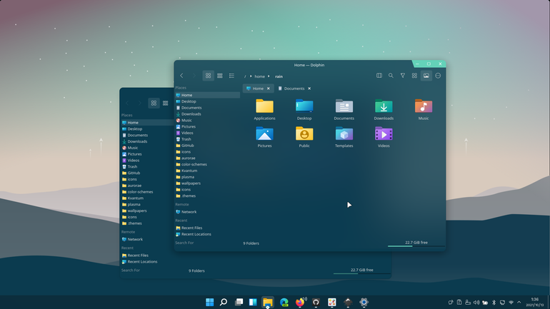 Polarnight-dark Aurorae Theme