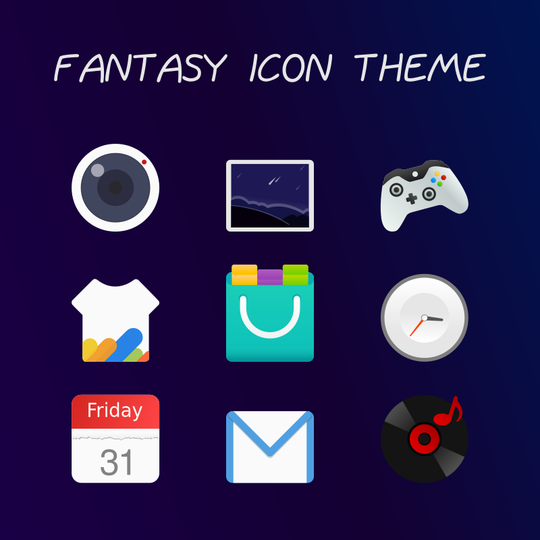 Fantasy icon theme
