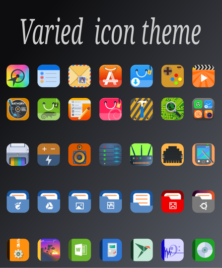 Varied icon theme