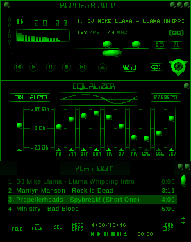 Hulk Skin by FreaQaZoiD - (Not for winamp 3)