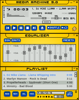 Goldenrod Skin for Winamp