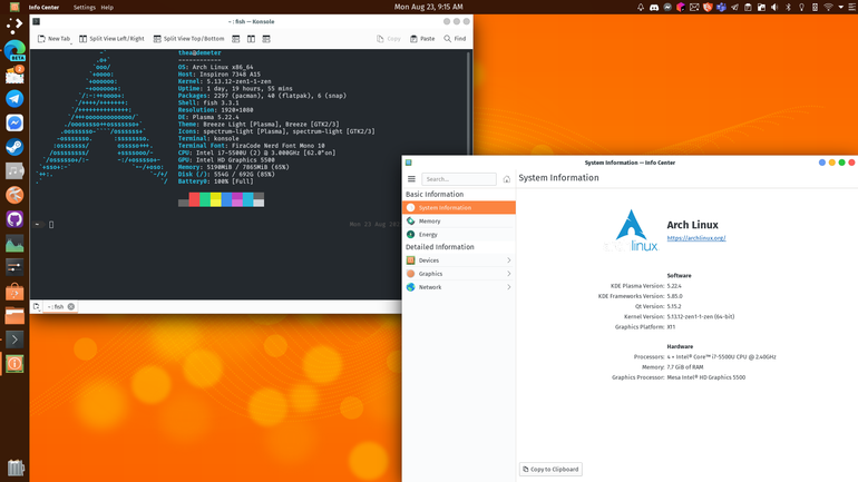 Daniela Black plasma theme