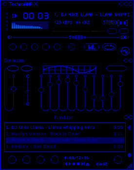 Technoamp X Blue