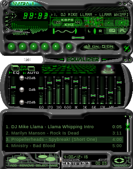 >> Matra II <<   Skin for WinAmp by The Hex Kalibur