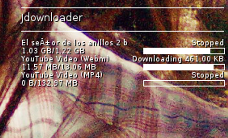 Conky Jdownloader
