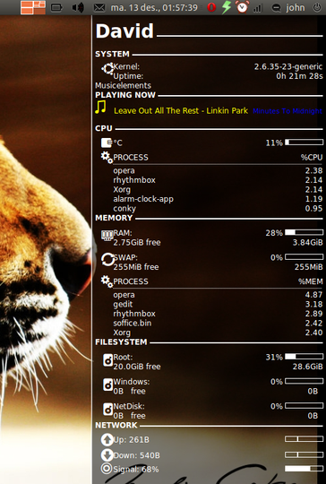 Easy Conky theme beta
