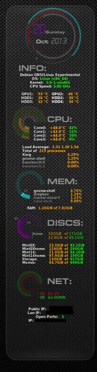 Elegant Rings Conky