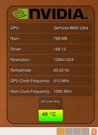 Nvidia screenlet