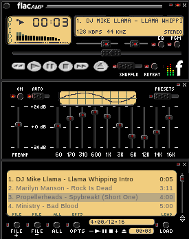 The Free Lossless Audio Skin for Winamp2