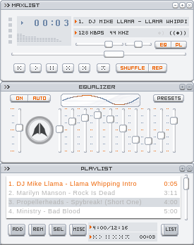 Release Notes for the maxlist WinAMP Skin