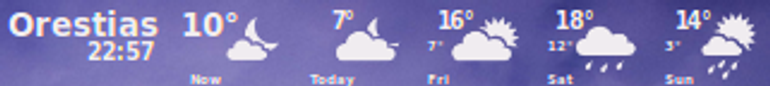 Freemeteo Weather Screenlet