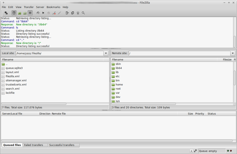FileZilla Mint-X