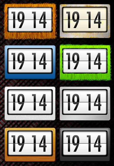 Conky Flip_clock