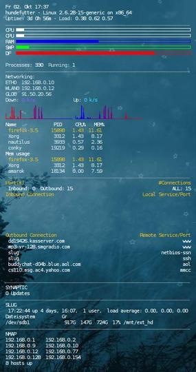 nmap script for conky