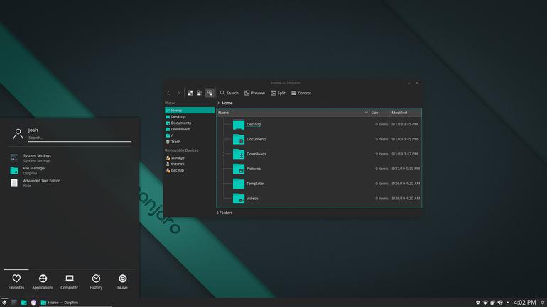 Materia-Manjaro-Dark