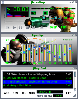 PrimeAmp Winamp Skin