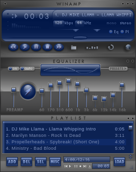 "WinAmp Basic Blue"