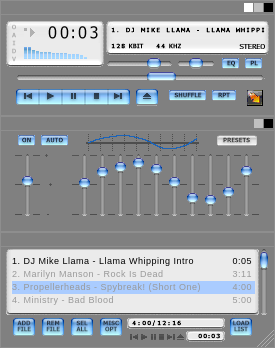 Aqua X Winamp Skin V1.1