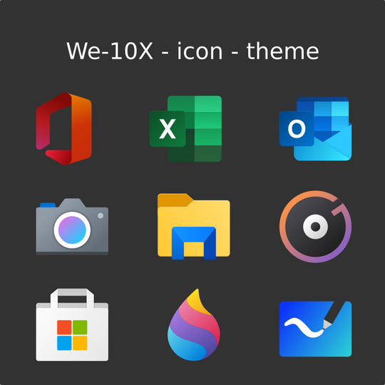 We10X icon theme