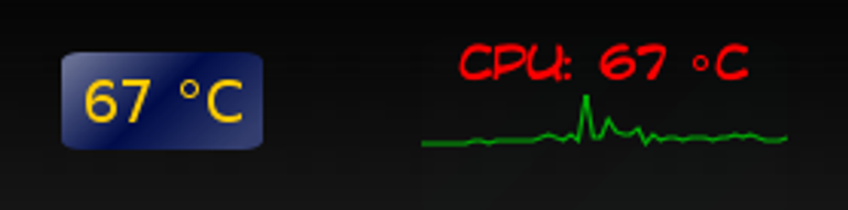 CPU Temperature gDesklet