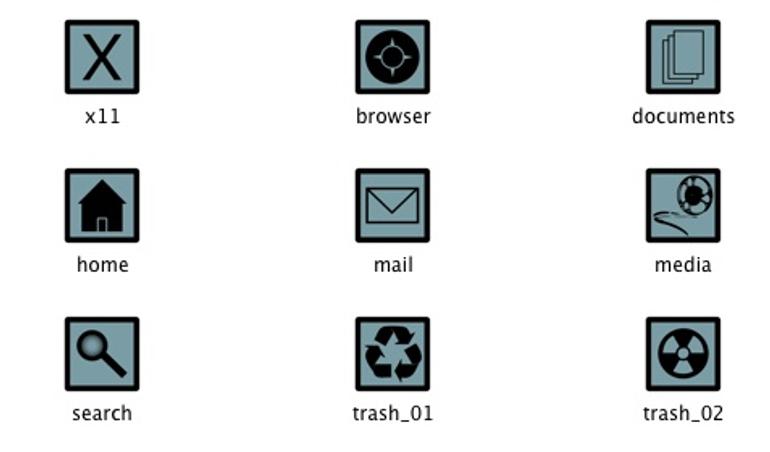 Aussiefax icon set