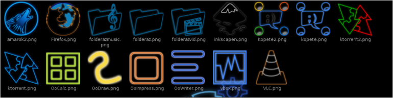 Neon Icon By Rock