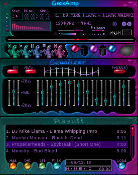 Gecky's Winamp Skin c) Judy Schmidt 2000