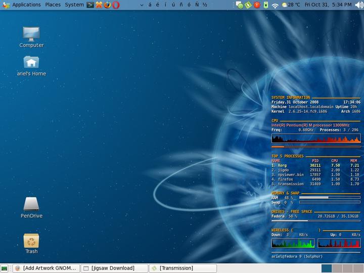 My Conky conf