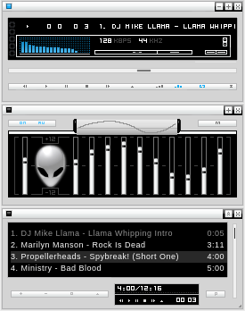 Glitch - winamp + Glitch (Alienmorph)