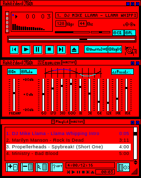 README for Rohit2devil Winamp 2.9 skin.