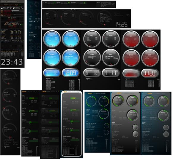 1to8-conky-2cores
