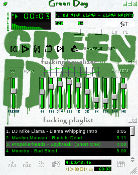 A Green Day Skin Made In Argentina
