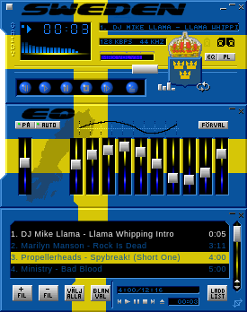This Skin is designed for Winamp SE.