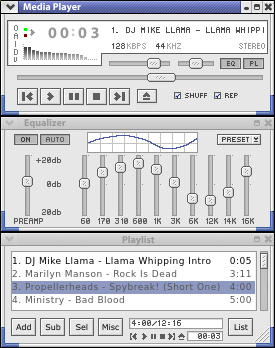 Bluecurve for XMMS