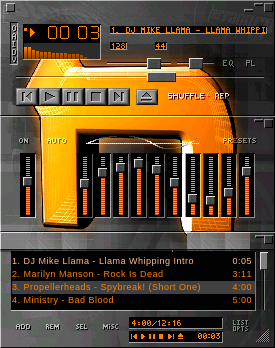 Neocron 3DFX WinAMP Skin v1.1 - Released 03/09/2002