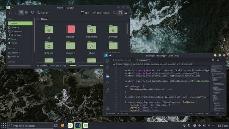 One Dark aurorae theme