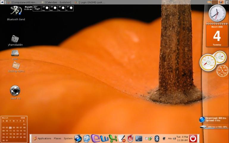 CPU_Meter x360-orange Theme