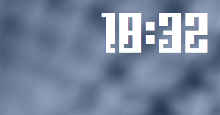 microC-ctoon Clock Conky