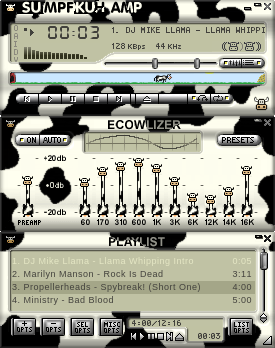 Sumpfkuh-Skin fr WinAMP 2.0