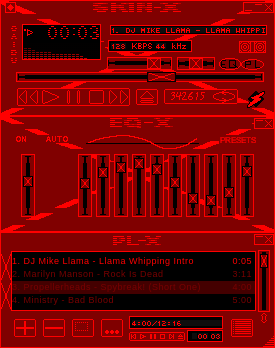 X for Winamp version 1.4