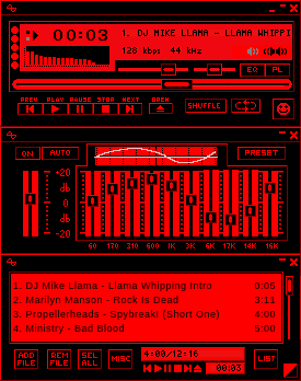 Black And Red Colors
