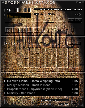 Alternate WinAmp Skin by