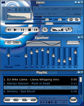 XMMSuSE Blue