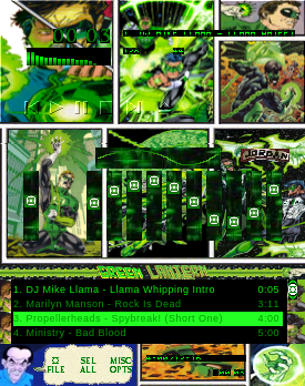 Green Lantern Corp With Bars