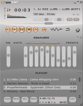 Winamp Fadegrey