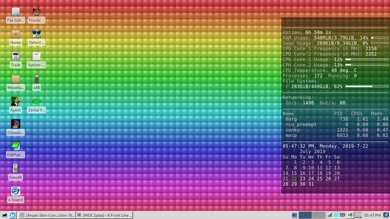 Conky on Computing Machine